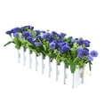 thumbnail image 2 of Grandest Birch 1 Bouquet Artificial Carnation Flower Wooden Fence DIY Stage Party Holiday Decor, 2 of 5