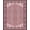 Pink, Pattern 12, variant on ODIKA Pink Leopard Print Cheetah Abstract Inspired Border Flannel Spotted Pet Friendly & Kids Safe Play for Playroom, Bedroom, Reading Nook