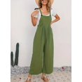 thumbnail image 4 of Combinaison Longue Sans Manches Boho, Combinaison Ample Décontractée avec Poches, Vêtements pour Femmes, 4 of 14