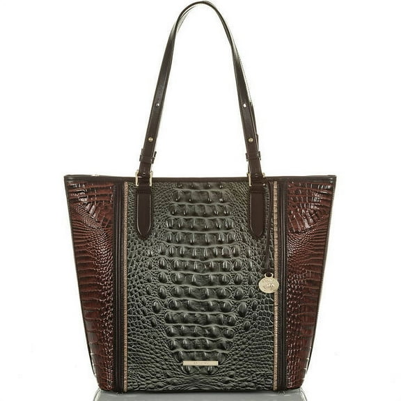 Brahmin Medium Asher Serpentine Heartwood Satchel