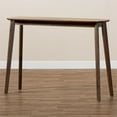 thumbnail image 4 of Allora Mid-Century Modern Walnut Wood Console Table, 4 of 7
