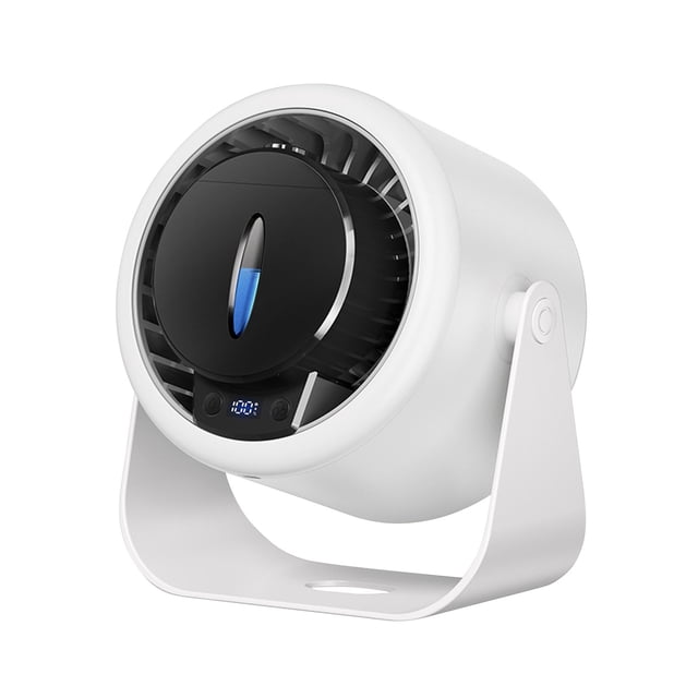 Pcksrro Petits Appareils Ménagers Offre! Ventilateur de Bureau à Pulvérisation USB Charge Affichage Numérique Ventilateur Circulant Humidification Portable Mini Refroidisseur d'Air