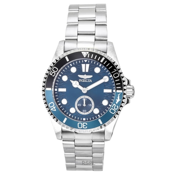 Invicta Pro Diver Stainless Steel Blue Dial Batman Bezel Quartz 49432 100M Men's Watch