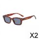 thumbnail image 1 of 2x Gafas de Sol Rectangulares para Mujer, Gafas de Conducción, Gafas de Sol Rectangulares, Gafas de Sol de Protección, Gafas de Sol Cuadradas, Gafas P 2 piezas, 1 of 8