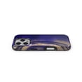 thumbnail image 4 of DesignSkinz Scratch-Resistant Hard Slim Case Compatible with iPhone 12 Pro Max (Compatible with MagSafe) - Vivid Agate Vein Slice Blue V2, 4 of 9