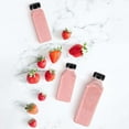thumbnail image 2 of 7 Piece Set of Plastic Bottles Container With Lids 16oz Perfect for smoothies, shakes & juices, 2 of 3
