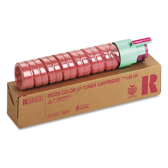 Ricoh Type 145 Toner Cartridge (Magenta) in Retail Packaging