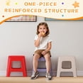 thumbnail image 4 of 10 Pack Stools for Classroom, Linor 11" H Stackable Colorful Nesting Plastic Stool, Chairs Flexible Seating for School, Home, 4 of 8