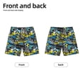 thumbnail image 4 of Rocae Goal Time for Teen Beach Trunks Boys Swim Trunks with Compression Liner Quick Dry Board ShortsLarge, 4 of 9