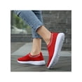 thumbnail image 5 of Eloshman Lady Lightweight Flat Sock Shoes Athletic Breathable Mesh Round Toe Sneakers, 5 of 8