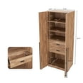 thumbnail image 3 of Lee Wardrobe Closet 1.0 from Engineered Wood in Golden Brown - Set of 2, 3 of 16