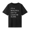 thumbnail image 2 of Camiseta con letras, camisetas de manga corta, blusa con cuello redondo, camiseta estampada, camisa de verano para trajes de regalo SG, 2 of 8