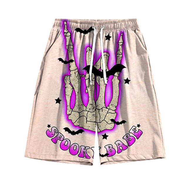 Summer men's shorts loose straight sand