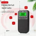 thumbnail image 2 of Radio compacto AMFMSW con Pantalla LCD, Reloj Despertador y Apagado Programado - Portátil, 2 of 9