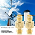 thumbnail image 3 of Easy To Use Coaxial Adapter, 2 Pcs/Set Coaxial Coax Adapter, Durable RF Adapter, For RF Applications Coaxial Cable, 3 of 8