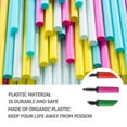 thumbnail image 3 of FONDOTIN 3Pcs Inflator Balloon Pumps Hand Push Type Plastic Lightweight for Birthday Festival, 3 of 8