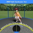 thumbnail image 2 of 14ft Trampoline with Basketball hoop, SEGMART Upgraded Round Outdoor Kids Trampoline with Enclosure Net, Heavy Duty Backyard Trampoline, Recreational Trampoline for Adults Kids, 2 of 9