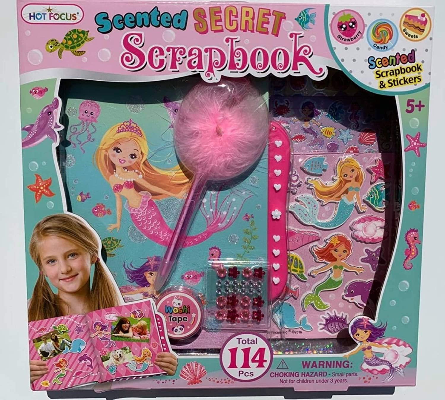 Hot Focus Mermaid Gifts for Girls  Scrapbook Craft  Kit 