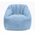 thumbnail image 1 of Lounge & Co Blue Hugger Sherpa Chair, 1 of 2