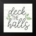 thumbnail image 2 of Allen, Kimberly 12x12 Black Modern Framed Museum Art Print Titled - Deck the Halls, 2 of 5