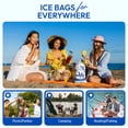thumbnail image 4 of Bolsas de hielo Marcel & Royce, 4,5 kg, paquete de 100 con cordón, 4 of 5