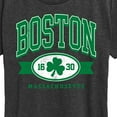 thumbnail image 3 of Instant Message - Boston Mass Clover -Women's Short Sleeve Graphic T-Shirt, 3 of 6