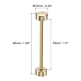 thumbnail image 2 of Unique Bargains 8Pack Metal Bag Strap Connect Buckles,38x42mm Purse Screw Fixing Rivets (Light Golden), 2 of 7