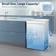 thumbnail image 4 of AUSEO Compact Freezer 3.5 cu ft Environmental Chest Freezer, Mini Freezer with 7 Gear Adjustable Temperature, Removable Storage Basket, Energy Saving, White, 4 of 9