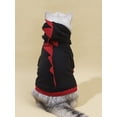 thumbnail image 2 of Chaqueta con capucha tipo disfraz para perros y gatos QWINEE Dinosaurio Negro M, 2 of 6
