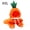 Orange, variant on Pet Fleece Outfit, Winter Warm Coat for Medium Small Dogs Cats, Fruit Pattern Dog Clothes