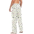 thumbnail image 6 of Men's Pajama Pants Musical Notes with Rainbow Cotton Long Sleepwear Lounge Pants M, 6 of 7