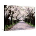 thumbnail image 1 of Row of Cherry Trees, Botanical Scenic Stretched Canvas Wall Art Sold by Art.Com, 1 of 5