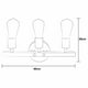 thumbnail image 4 of Lampara De Pared Luz Ideal Arbotante Riel 3 Luces.., 4 of 4