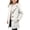 White, variant on Girls Single Breasted Wool Blend Coat, Notch Lapel Mid Length Trench Coat Windbreaker Jackets with Pockets for Fall Winter Daily Wear White 4-5Years