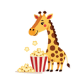 thumbnail image 3 of Cartoon Giraffe Theme Stickers, Waterproof Giraffe Theme Sticker for Water Bottle Laptop Phone Cases Planner Skateboard Luggage Helmet Party Favor Decor, Ideal for Adults Teens Teacher Rewards, 3 of 9