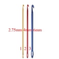 thumbnail image 3 of Aluminum TUNISIAN AFGHAN Crochet Hook Knit With Hand Knitting Tool 2.75 mm, 3 of 8