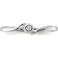 thumbnail image 5 of 10K White Gold Polished Aa Diamond Ringsize 6 (Width 2) - Jbsp, 5 of 5