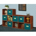 thumbnail image 2 of Niche Cubo Storage Set - 12 Cubes and 6 Canvas Bins- Warm Cherry/Teal, 2 of 8