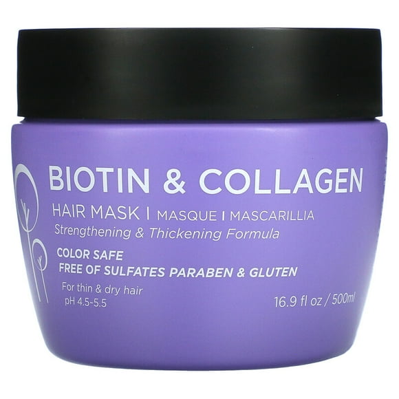 Luseta Beauty, Biotine & Collagène, Masque Capillaire, 500 ml