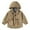 Khaki, variant on lnmuld Kids Coats Boys Lightweight Hooded Windbreaker Jacket for Outdoor Casual School Wear and Everyday Comfortable Youth Zipper Coat Solid Color Size:6-7 Years