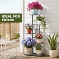 thumbnail image 4 of ZRSDIXKI Plant Stand Indoor Outdoor, 5 Tier 6 Potted Metal Plant Stands Shelf for Indoor Garden Corner Balcony, 4 of 8