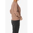 thumbnail image 4 of Haut Côtelé Décontracté à Manches 3/4 Dolman Col Bateau pour Femmes PLUS Placard, 4 of 7
