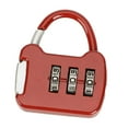 thumbnail image 5 of figatia 3 Digit Combination Lock ,Combination Locker Lock,Gym Locker Lock Outdoor Padlock for Gate Case Wardrobe Office red, 5 of 8