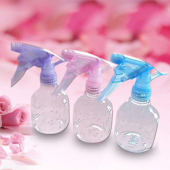 Spray Bottles for Cleaning Solutions, 3-Pack 8oz Plastic Water Spray Bottles for Plants, Hair, Pets, Adjustable Mist Sprayer
