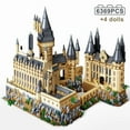 thumbnail image 3 of Micro Bricks City Creative Medieval Magic Castle Series School Architecture Palace Model Building Blocks Gifts Kid Assembly Toys, 3 of 8