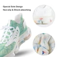 thumbnail image 7 of Summer, Green, Flowers Walking Shoes for Men Woman Lightweight Tennis Fashion Elastic Sports Shoes Cushion Basketball Shoes, 7 of 7