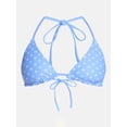thumbnail image 5 of No Boundaries Reversible Polka Dot Triangle Bikini Top, Women's XXS-XXL, 5 of 5