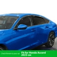 thumbnail image 2 of Goodyear Shatterproof In-Channel Window Deflectors for Honda Accord 2023-2025, Rain Guards, Window Visors for Cars, Vent Deflector, Car Accessories, 4 pcs - GY008162, 2 of 7