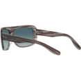thumbnail image 4 of Ray Ban Blair Blue Gradient Grey Square Unisex Sunglasses 0RB2196 13143M 61, 4 of 7