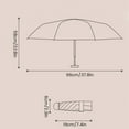 thumbnail image 4 of Mini Umbrella Small Travel Umbrella with Case Ultra-Portable Anti-UV Umbrella Compact Pocket Rainproof Windproof Umbrella Ultra-Light Small Parasol for Women Man Students Travel, 4 of 10